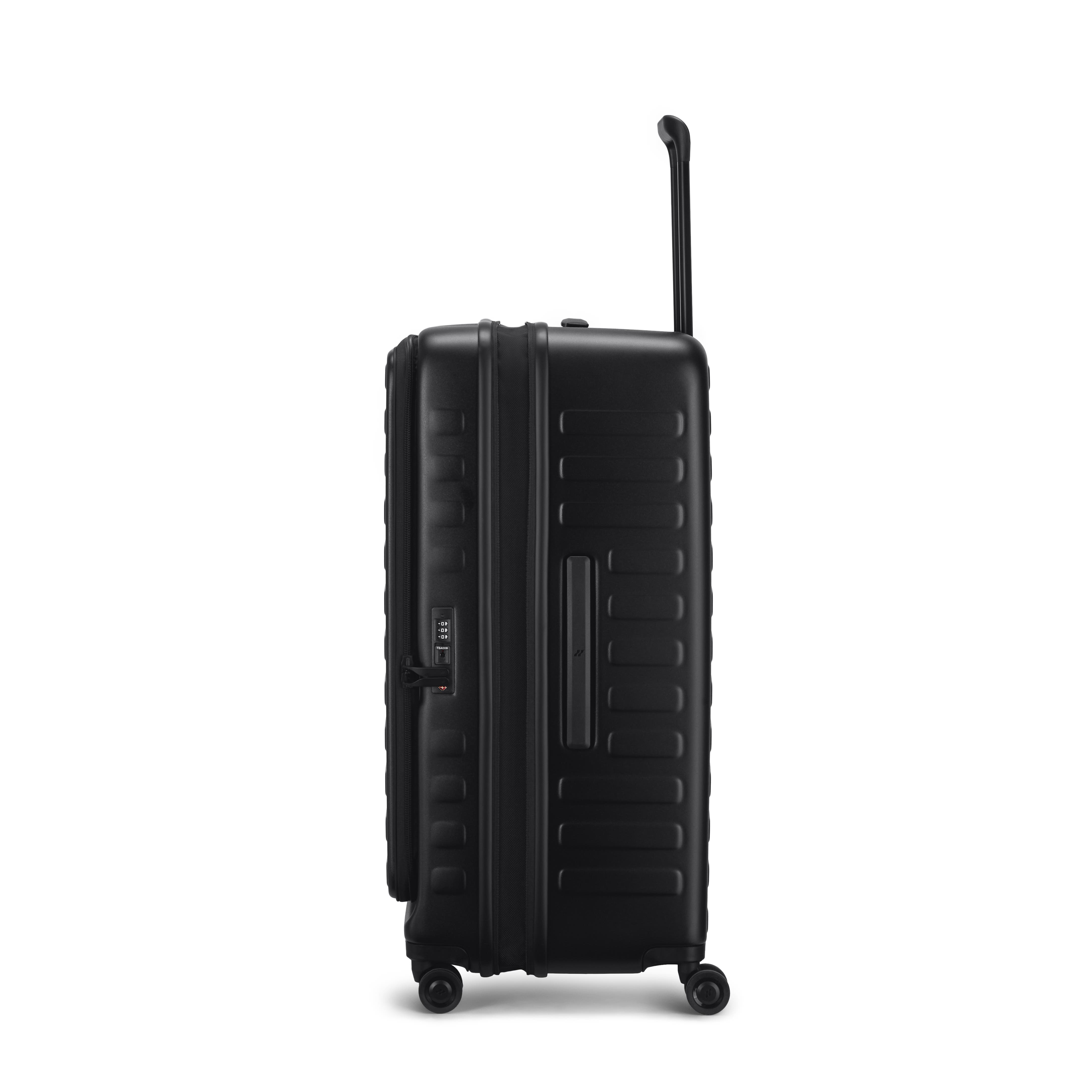 LOJEL Cubo Large Check in 30 inch Lightweight Luggage, Alternate, color, Black