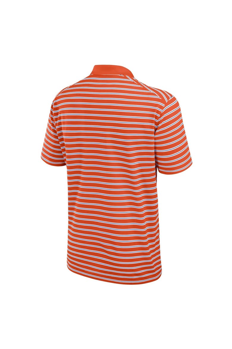 Men's Jordan Brand Orange/White Florida Gators Primetime Victory Striped Polo, Alternate, color, Orange