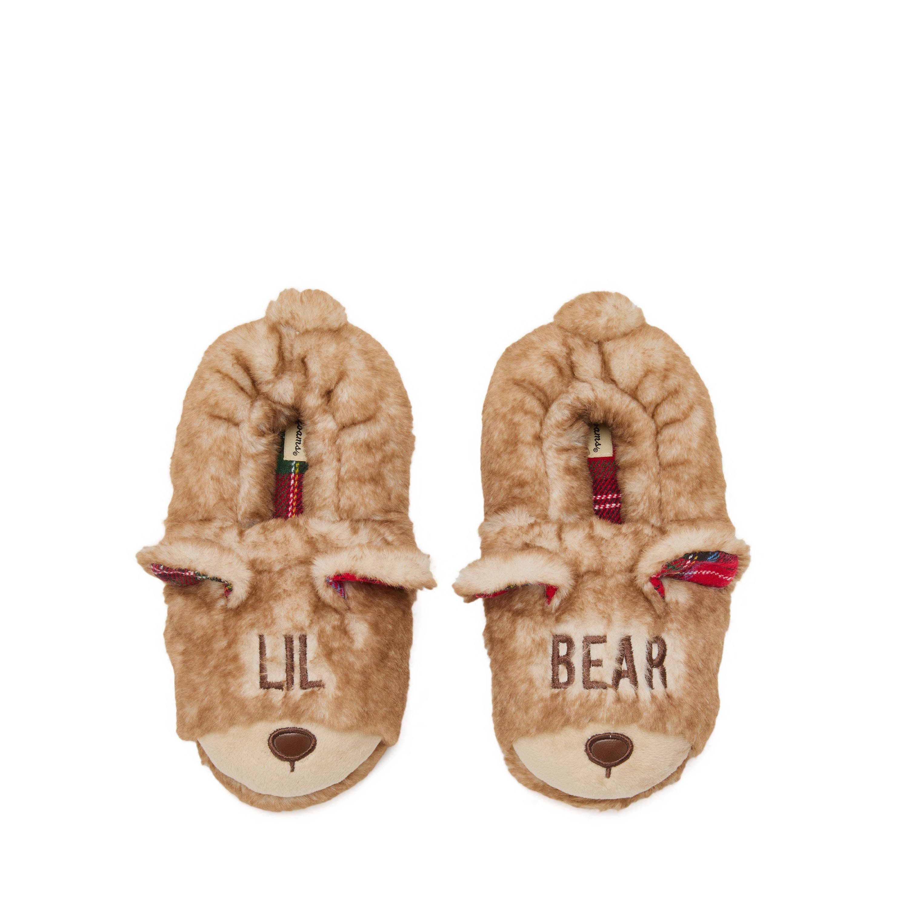 DEARFOAMS Lil Bear Closed Back Slipper, Main, color, Frost