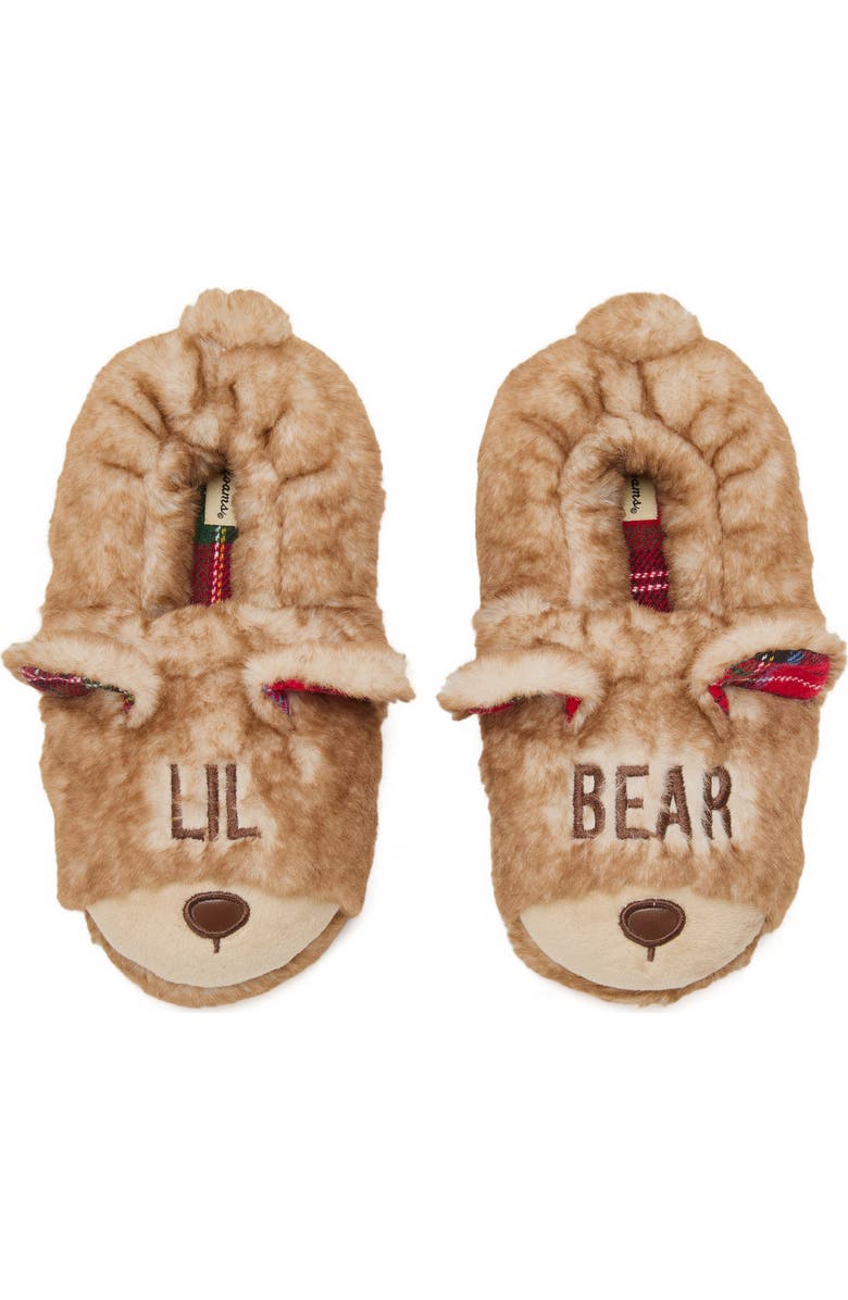 DEARFOAMS Lil Bear Closed Back Slipper, Main, color, Frost