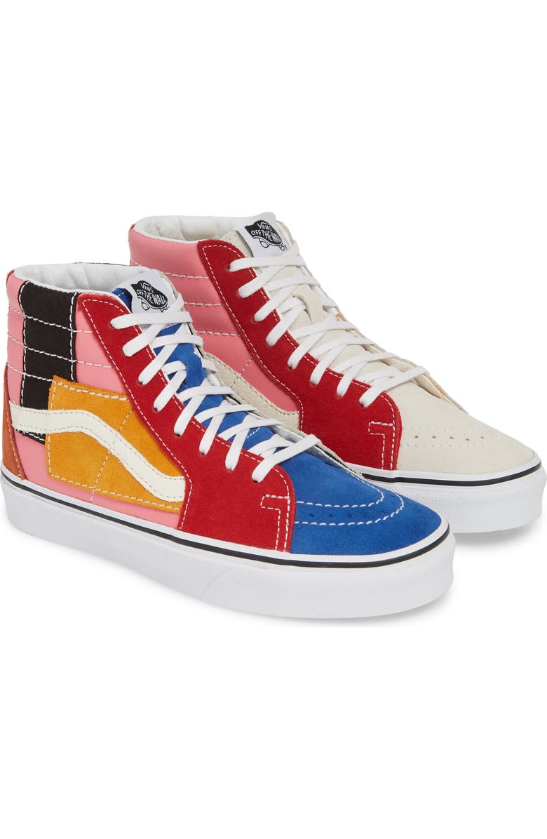 Vans Sk8-Hi Patchwork High Top Sneaker, Alternate, color,
