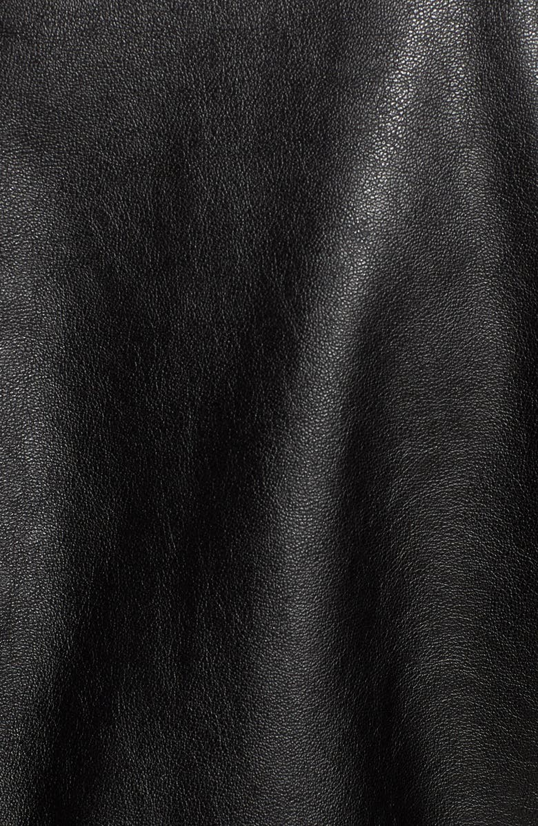 BB Dakota by Steve Madden BB Dakota Teagan Reversible Faux Leather Drape Front Jacket, Alternate, color, 