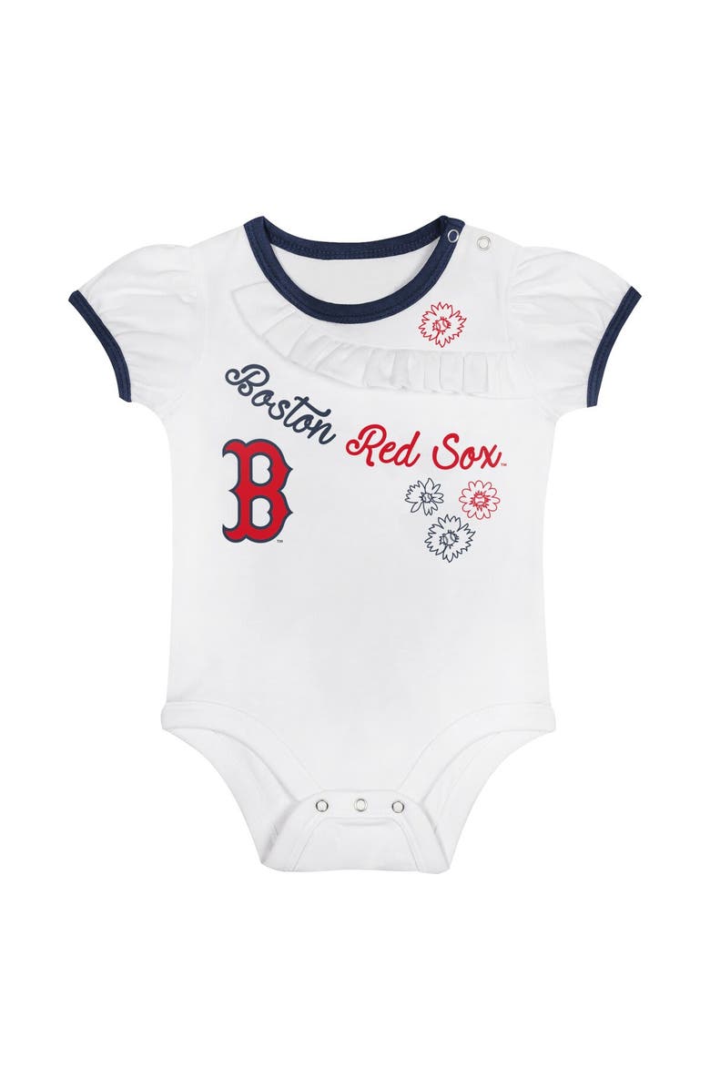 Outerstuff Infant Boston Red Sox Sweet Bodysuit & Skirt Set, Alternate, color, White