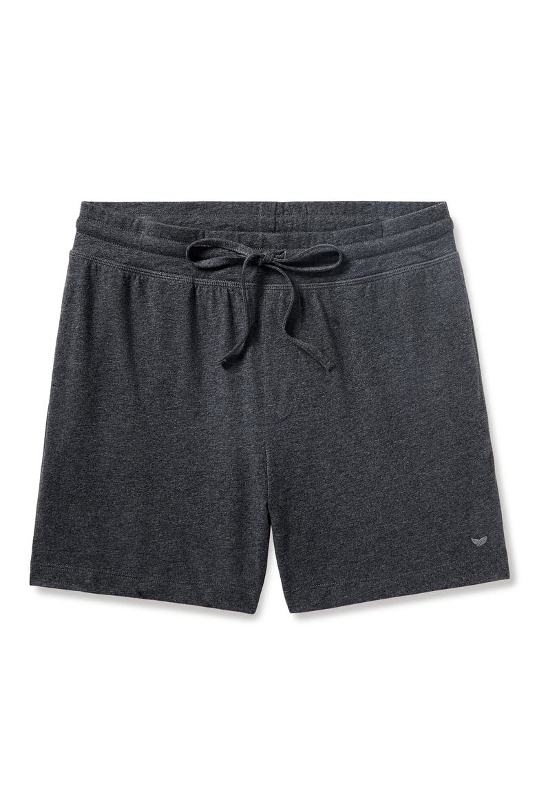 Pima Cotton Pajama Shorts, Alternate, color, GREY