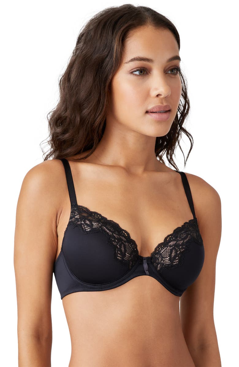 b.tempt'd by Wacoal Always Composed Underwire T-Shirt Bra, Alternate, color, Night