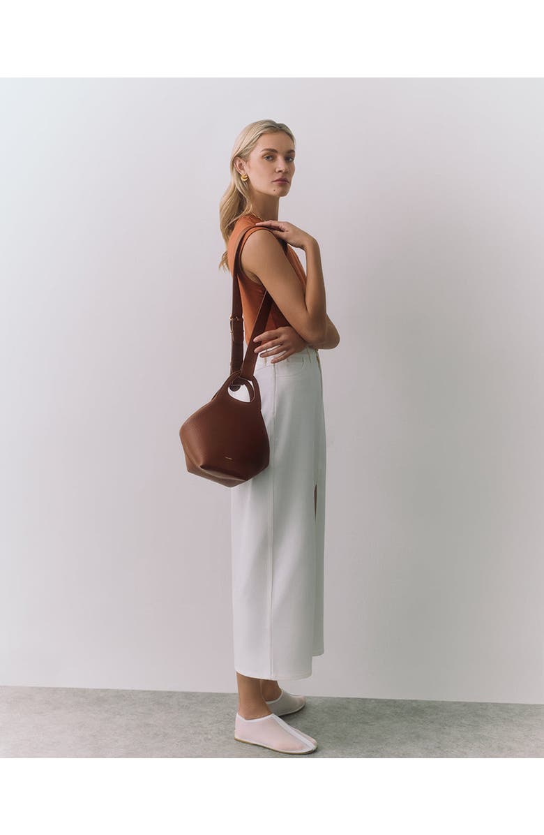 Cuyana Paloma Bag, Alternate, color, Dark Chestnut