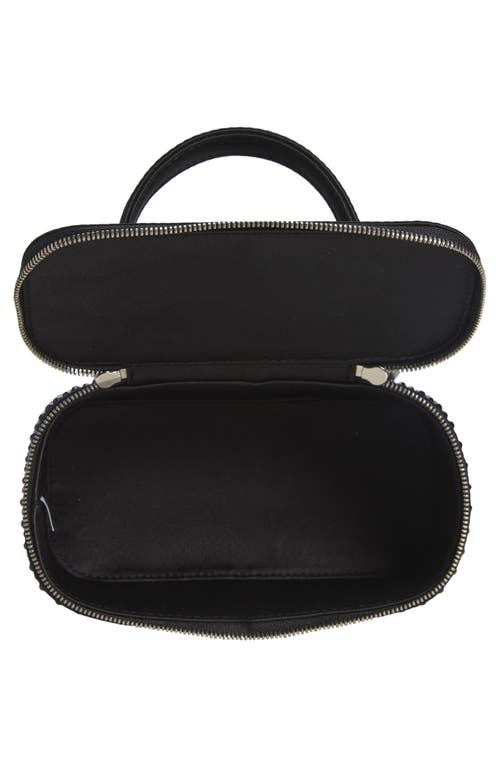 Tory Burch Kira Crystal Embellished Satin Vanity Case