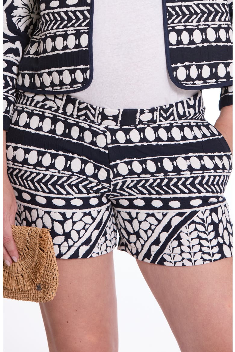 Maternity Shorts Bali, Alternate, color, BLACK/WHITE