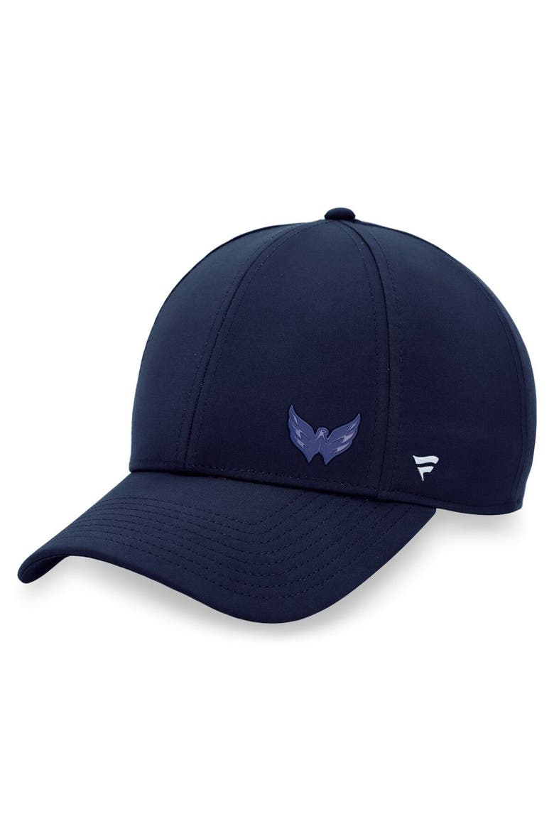 Women's Fanatics Branded Navy Washington Capitals Authentic Pro Road Structured Adjustable Hat, Main, color, Navy