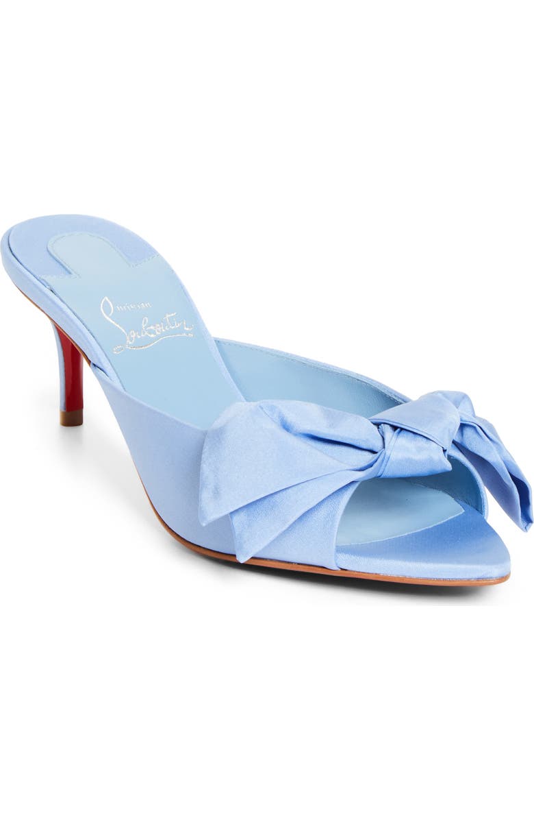 Christian Louboutin Mulazee Slide Sandal, Main, color, Ceruleo/ Lin Ceruleo