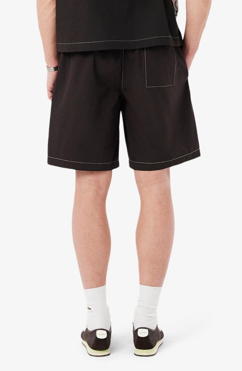 Lacoste Cotton Poplin Shorts, Alternate, color, Buffalo