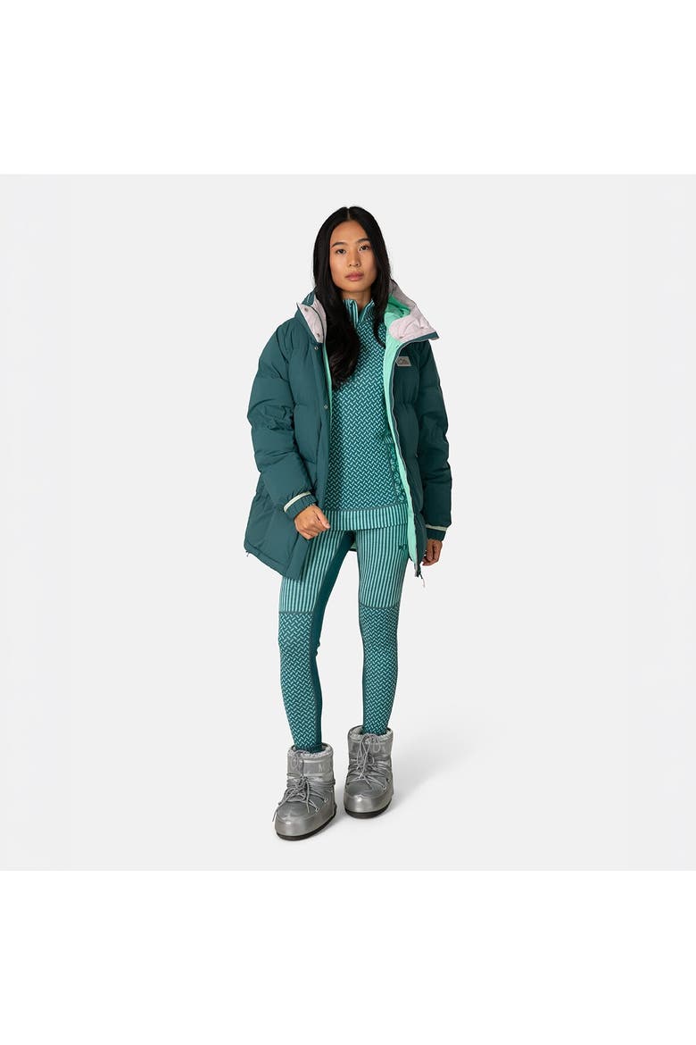 Women's Evy Down Jacket, Alternate, color, Peacock
