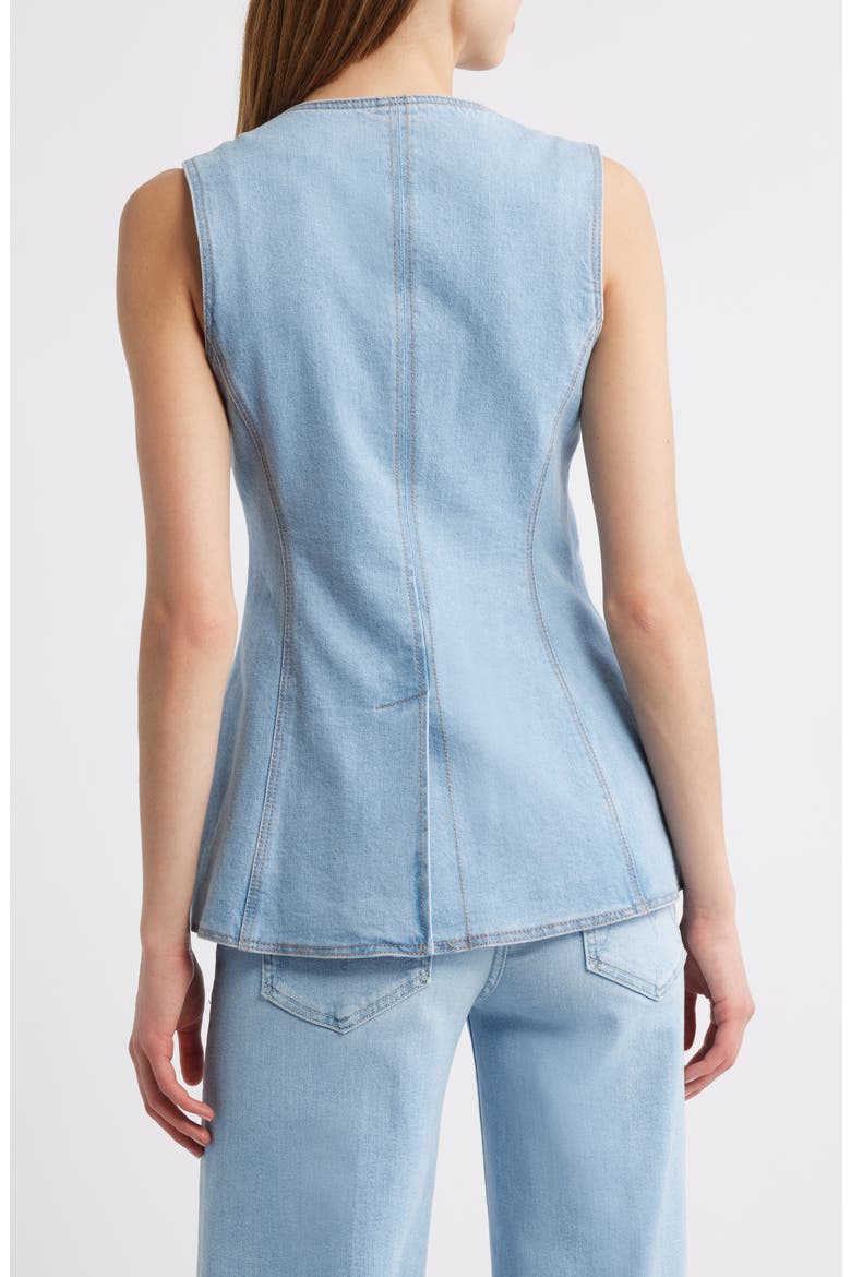 Yasmin Stretch Denim Vest, Alternate, color, JOCELYN