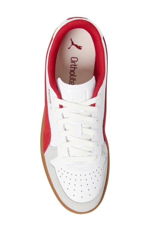 Puma Indoor Og Sneaker In  White-dark Crimson-gum