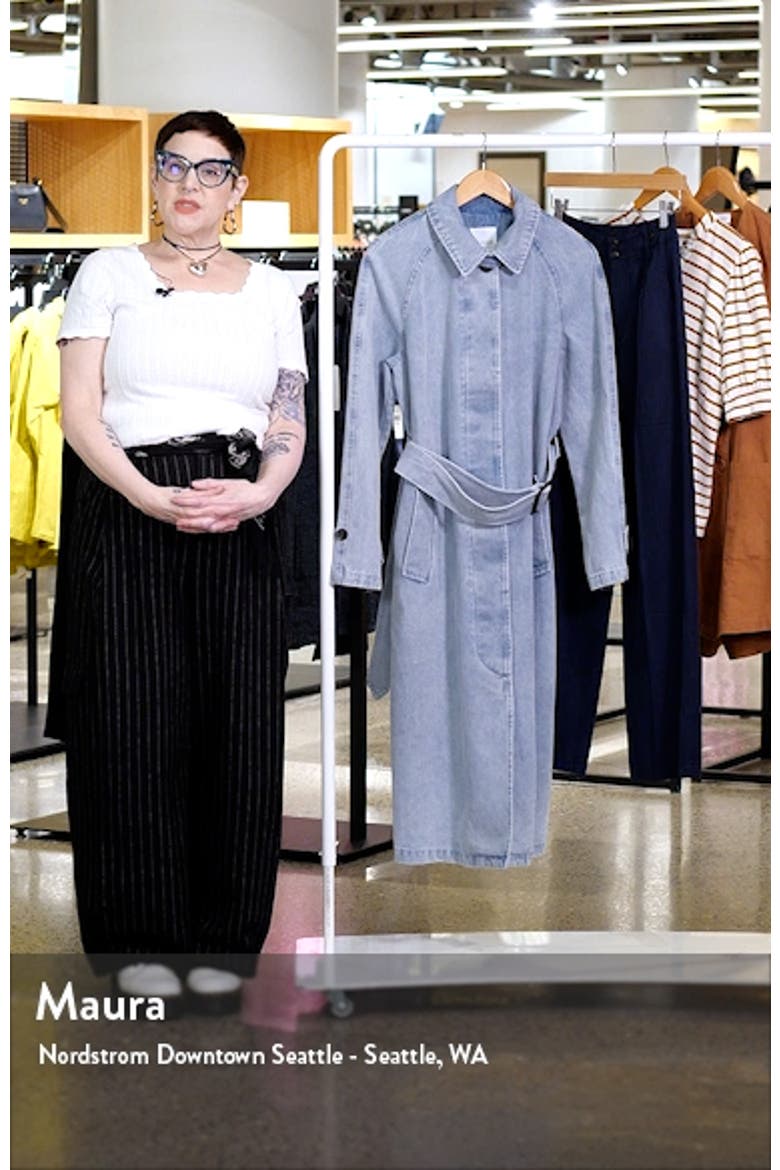 Denim Trench Coat video