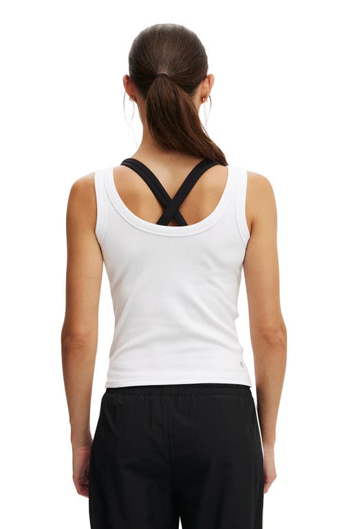 COTTON ON BODY COTTON ON BODY ACTIVE RIB TANK