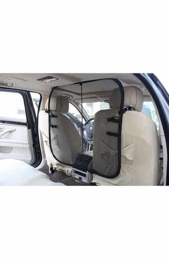 PET LIFE Rectangular Easy-Hook Backseat Mesh Folding Dog Cat Child Car Seat Carseat Safety Barrier