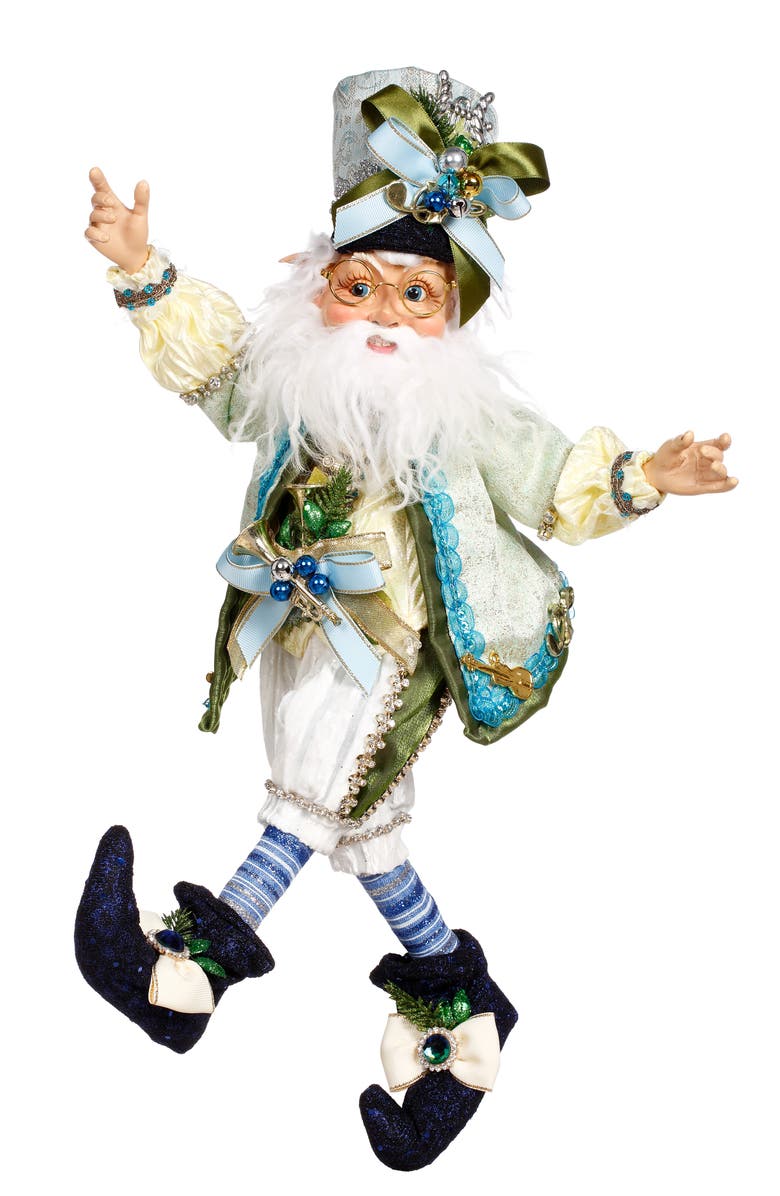 Mark Roberts North Pole Christmas Carol Elf, Medium, Main, color, Baby Blue