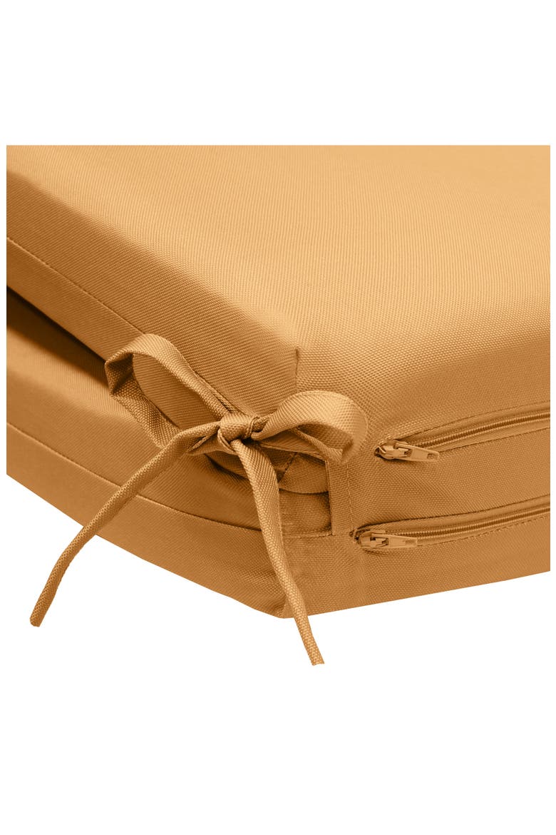 High Back Patio Chair Cushion, Alternate, color, MUSTARD