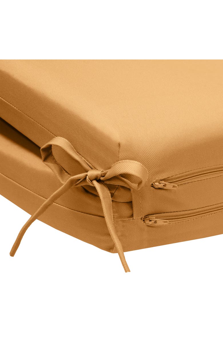 Outdoor Decor by Commonwealth High Back Patio Chair Cushion, Alternate, color, Mustard