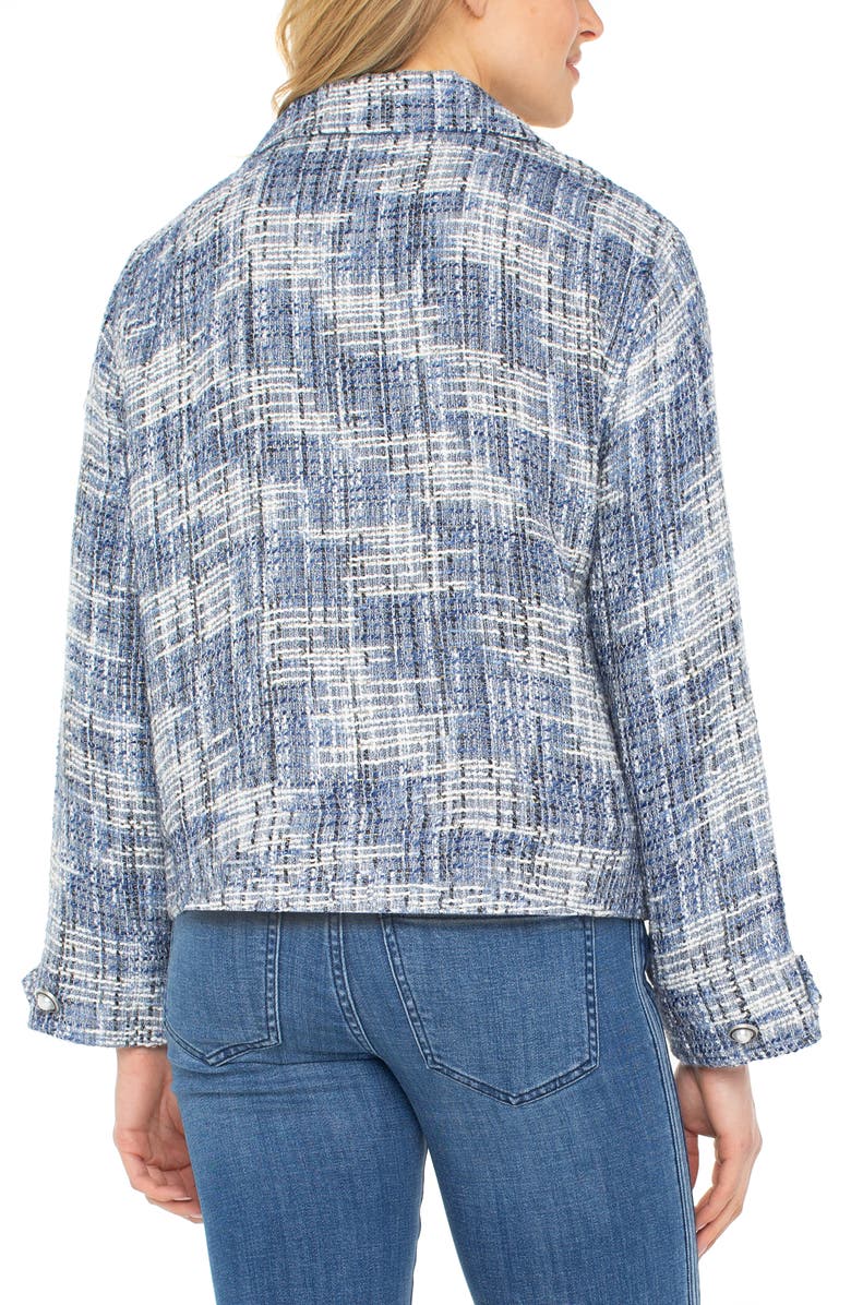 Liverpool Los Angeles Boxy Tweed Jacket, Alternate, color, 