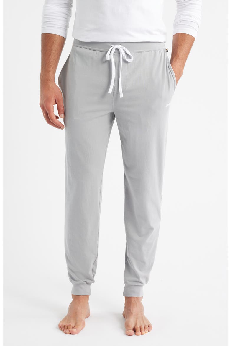 Mix Match Stretch Cotton Pajama Pants, Main, color, LIGHT/ PASTEL GREY