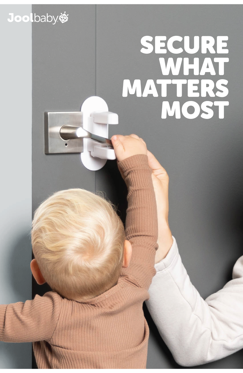 Jool Baby Door Lever Lock, Alternate, color,