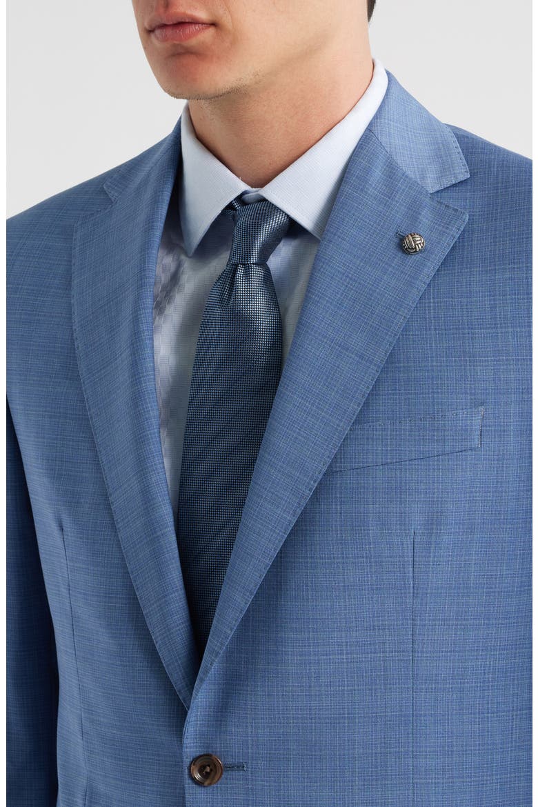Esprit Light Blue Screen Weave Super 100s Wool Suit, Alternate, color, LIGHT BLUE
