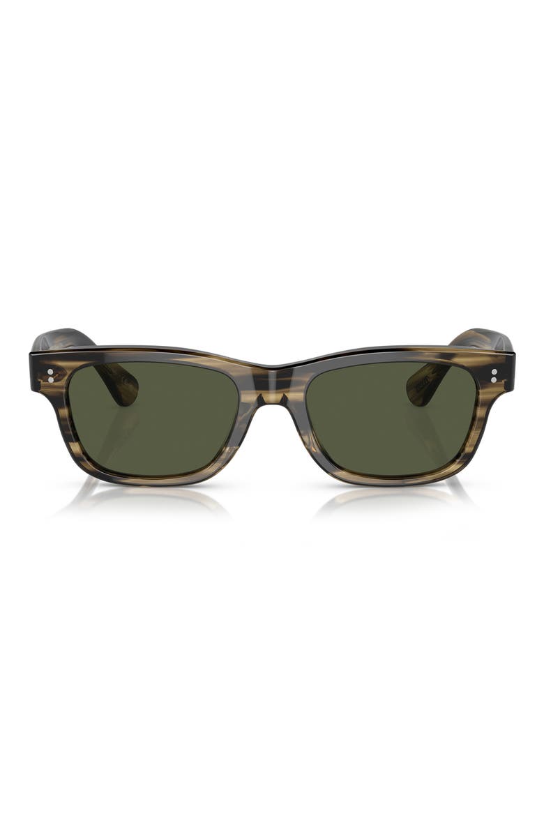 Rosson Sun 53mm Square Sunglasses, Main, color, OLIVE