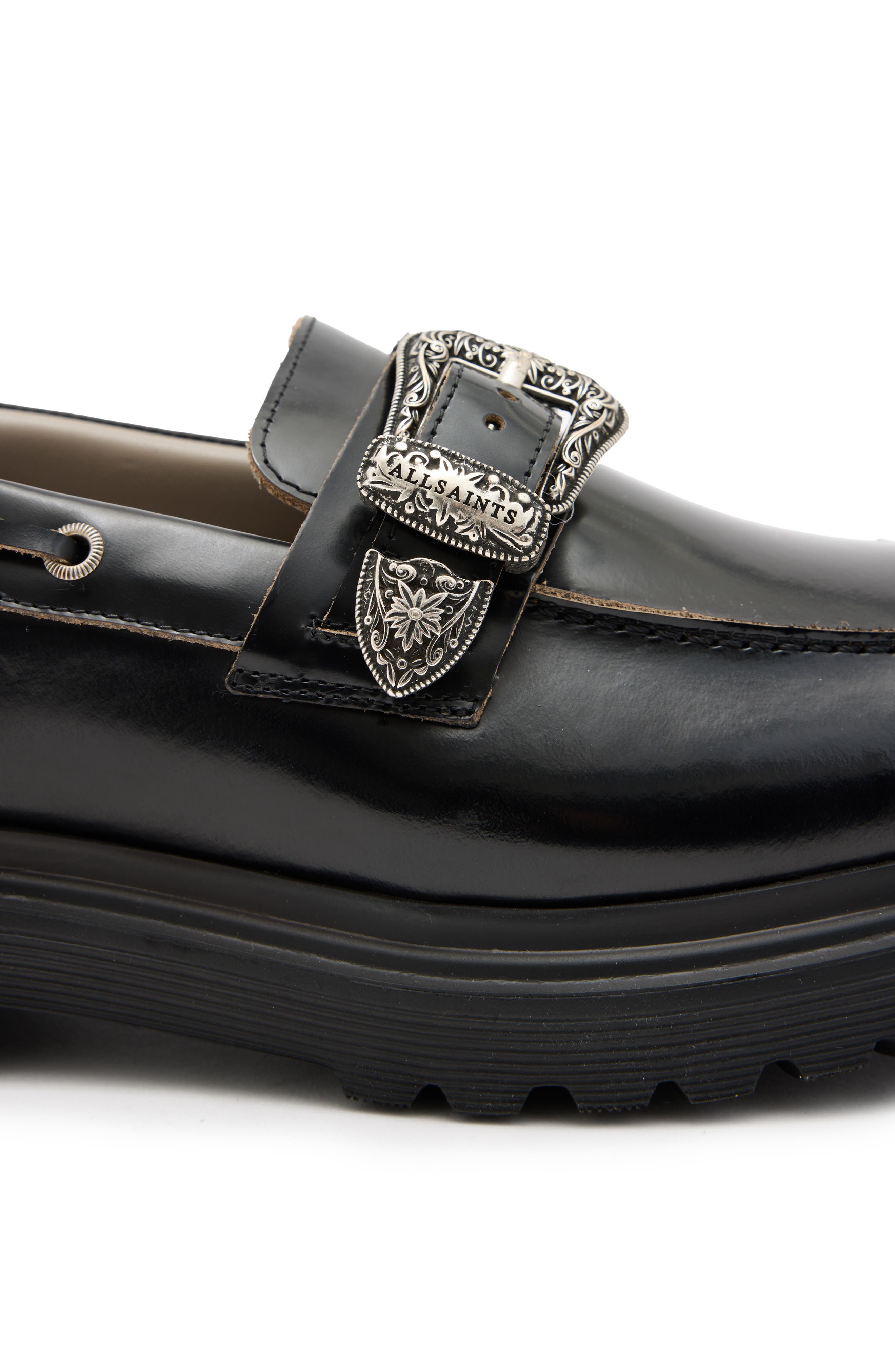 AllSaints Hanbury Lugged Buckle Loafer, Alternate, color, 