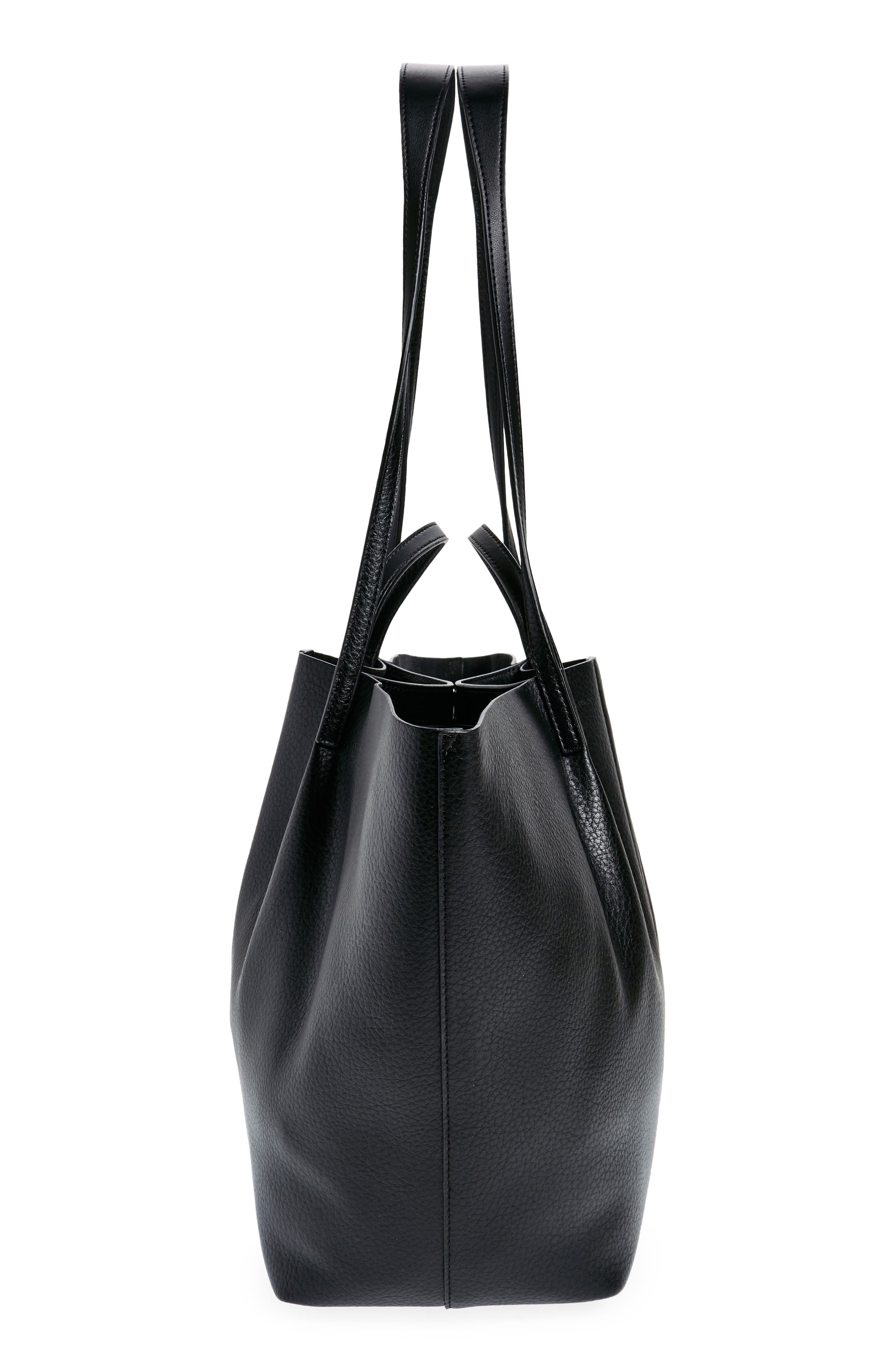 AllSaints Hannah Leather Tote, Alternate, color, 