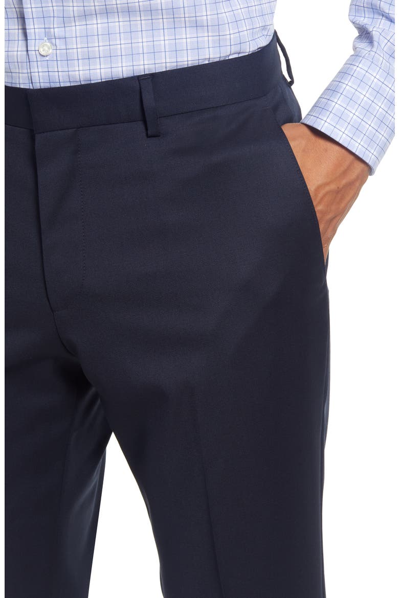 Genius Slim Fit Wool Suit Pants, Alternate, color, NAVY