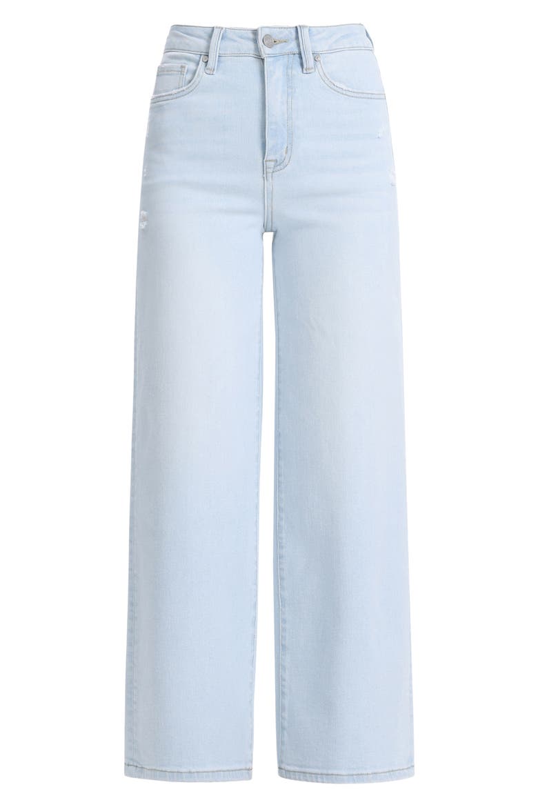 High Waist Ankle Tapered Jeans, Alternate, color, LIGHT BLUE