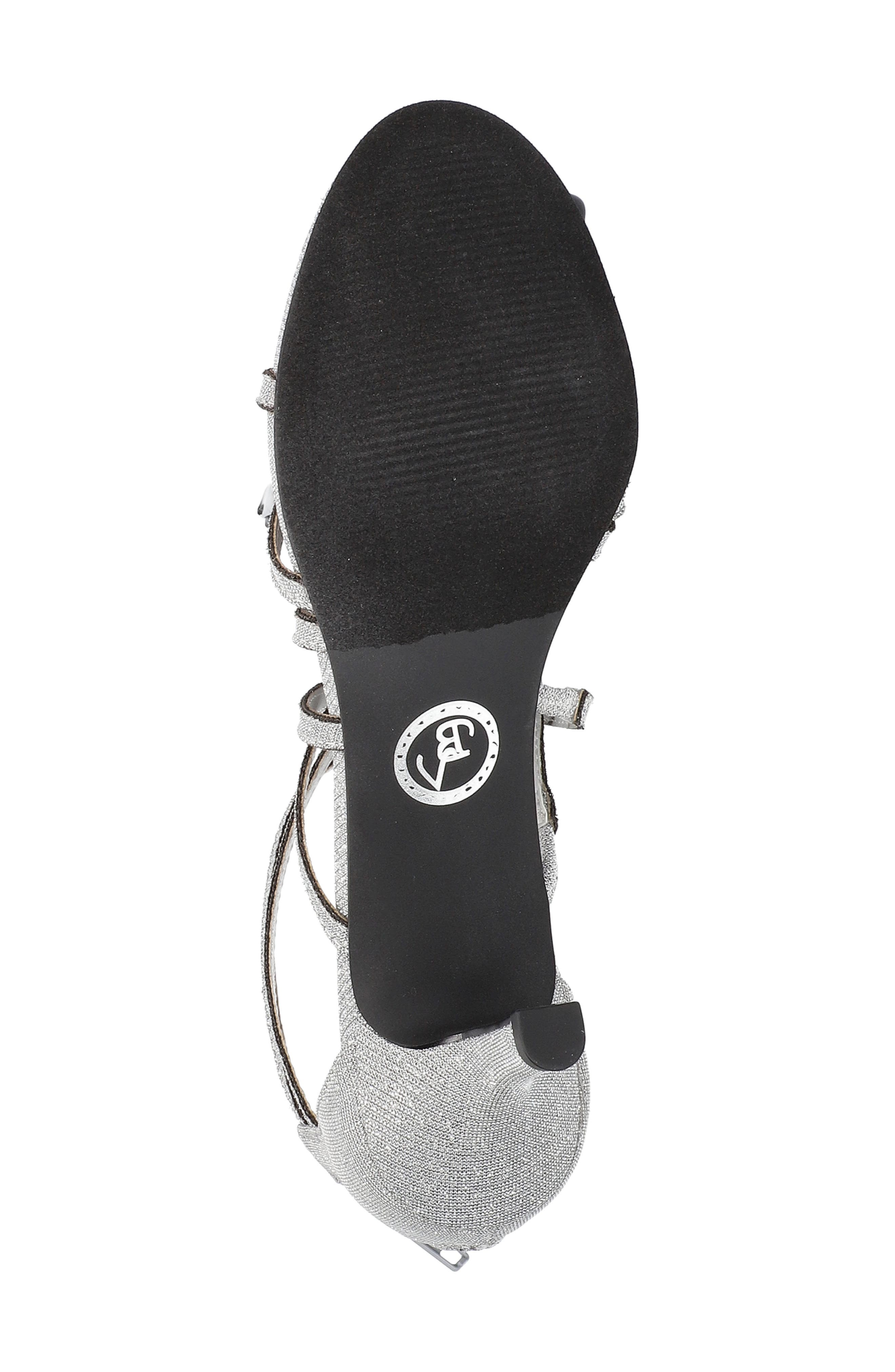 Bella Vita Karlette Sandal, Alternate, color, Silver Glitter