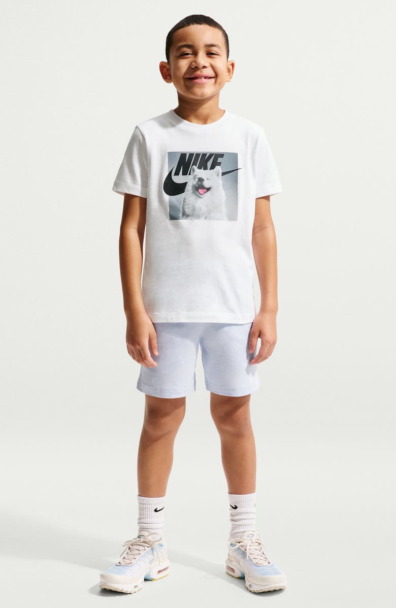 Nike Kids' Dog Swoosh Graphic T-Shirt, Main, color, White
