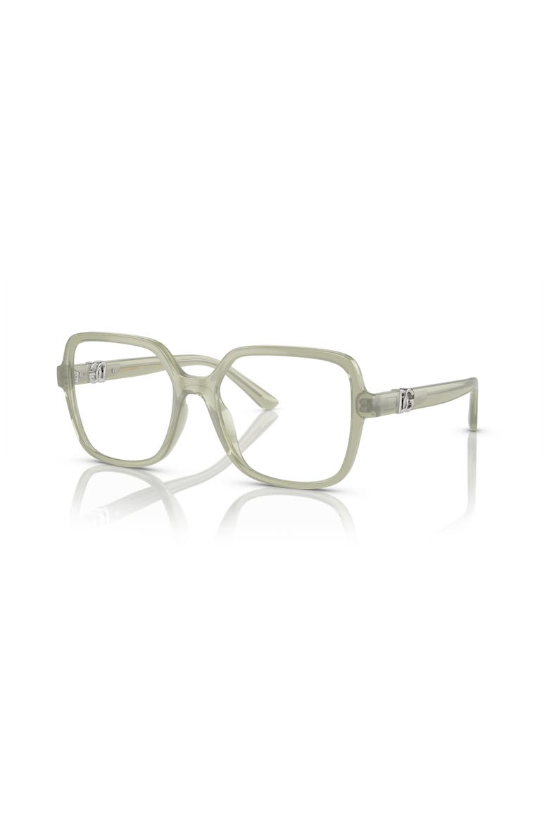 53mm Square optical glasses, Main, color, Green