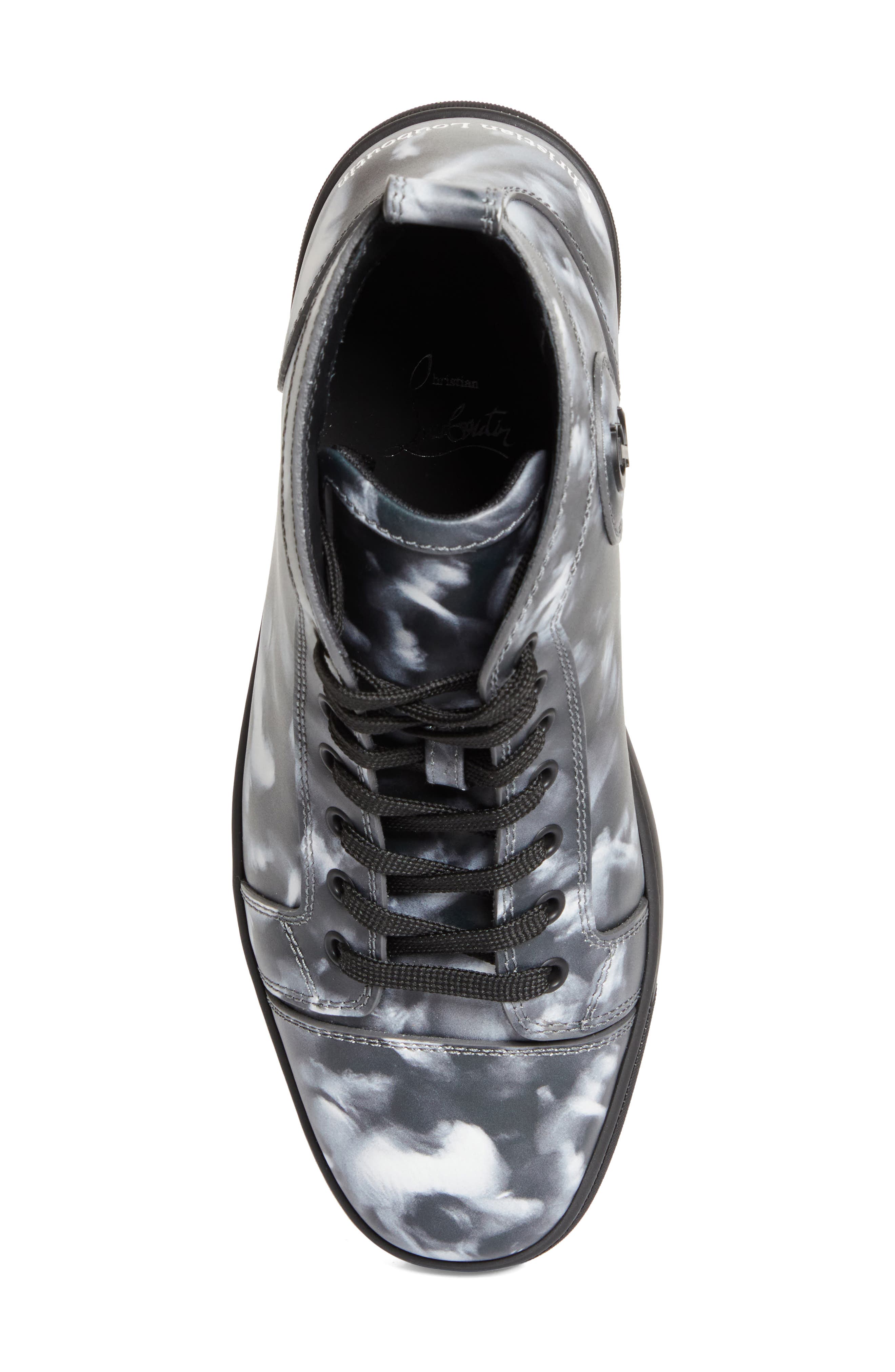 Louis Canopy High Top Sneaker, Alternate, color, B030-BLACK WHITE