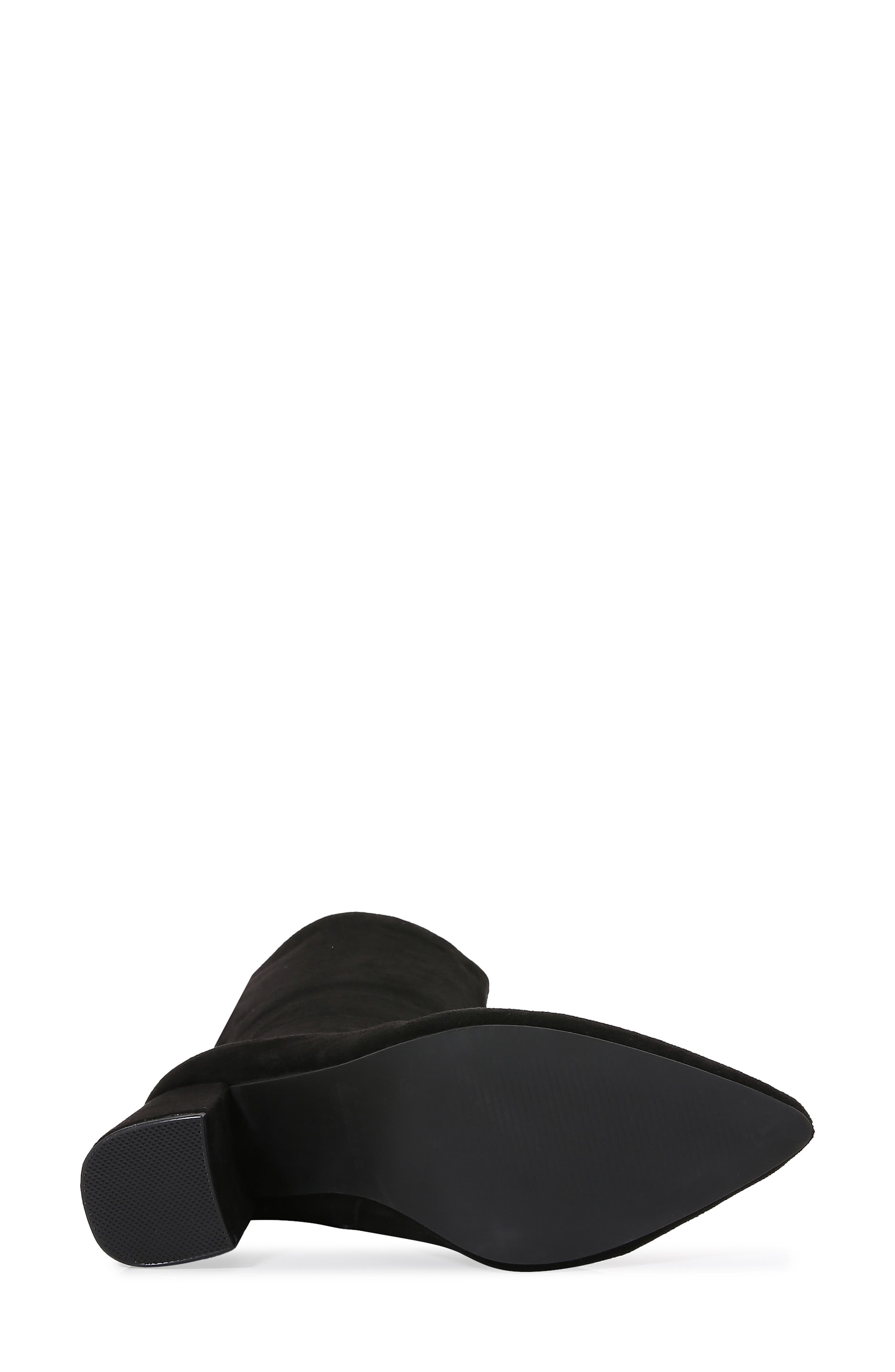 BERNESS Faux Suede Knee High Boot, Alternate, color, Black