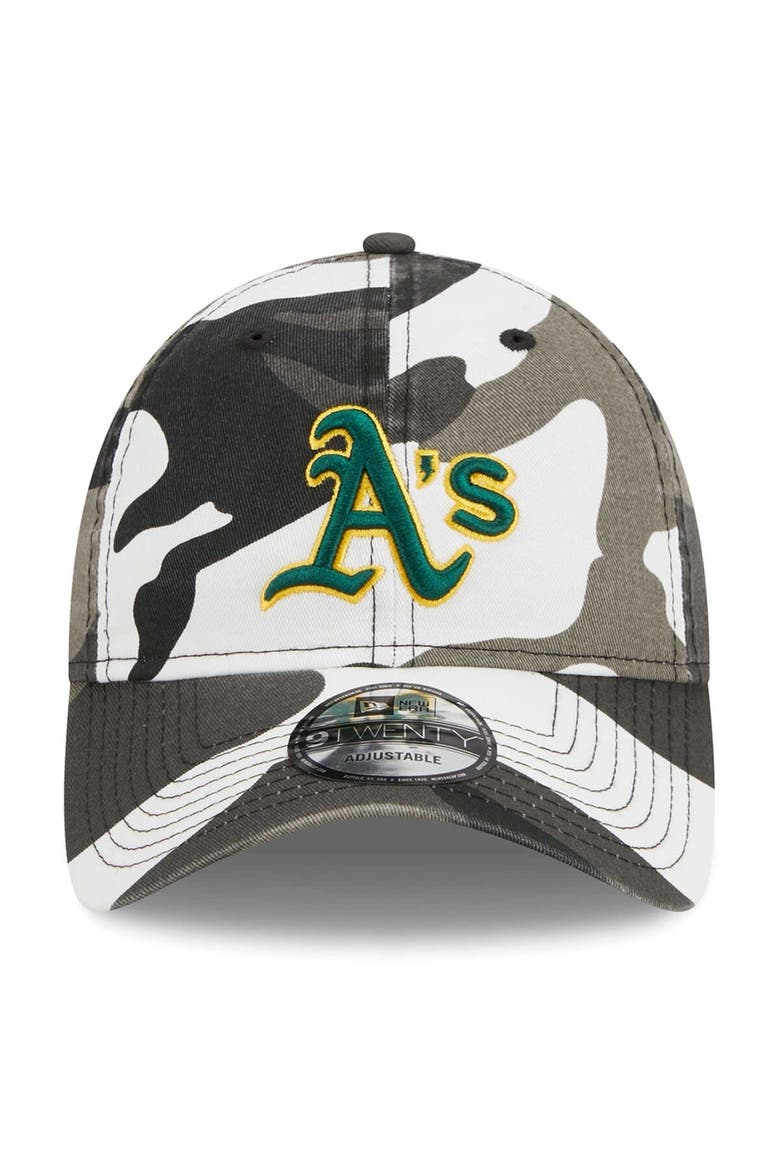 Men's New Era Camo Oakland Athletics 9TWENTY Adjustable Hat, Alternate, color, Camo