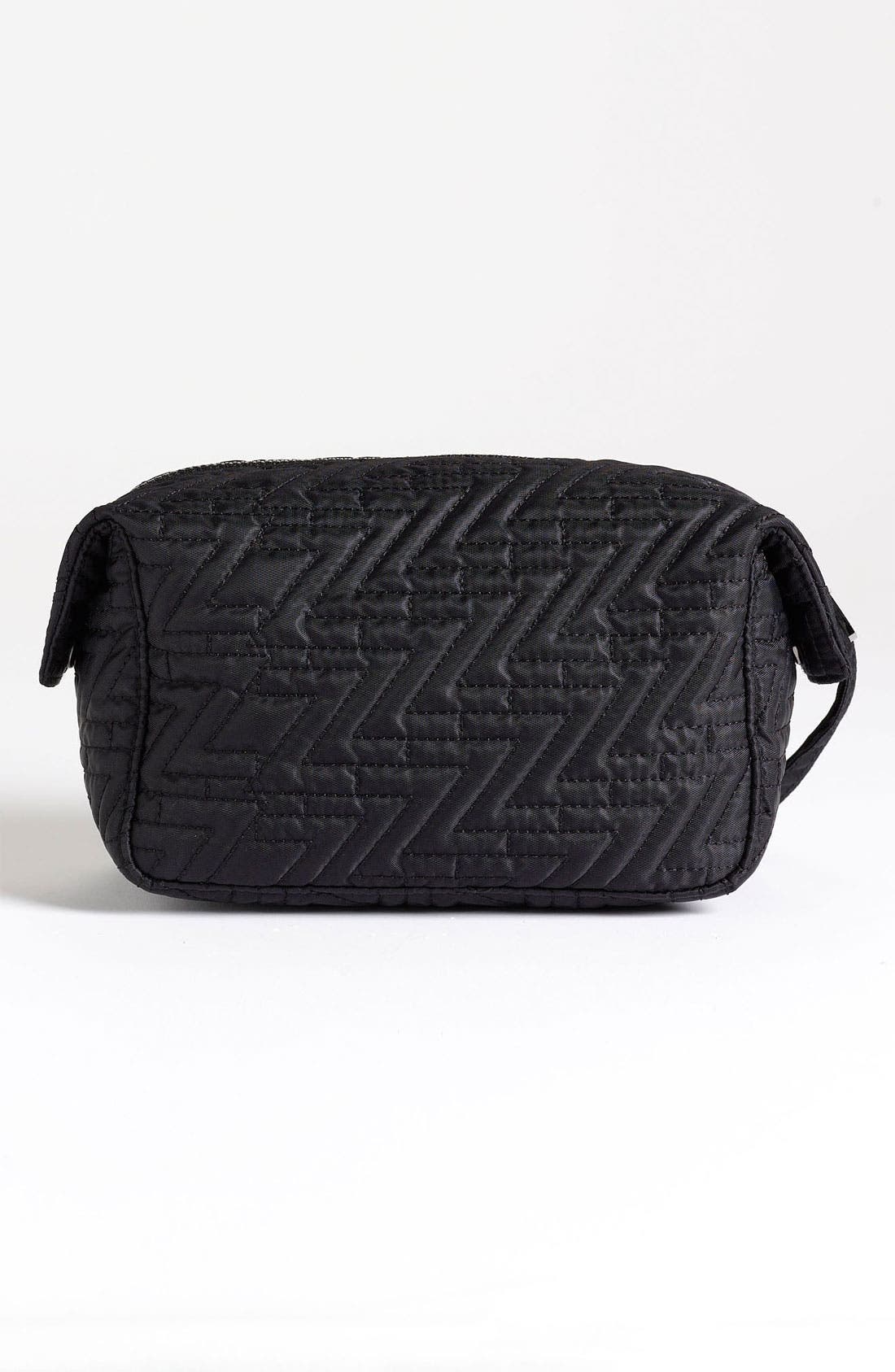 Quilted Frame Clutch, Alternate, color, BLACK