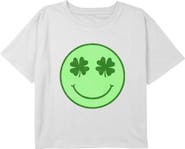 Lost Gods Girls Lost Gods Smiley Shamrock Face T Shirt