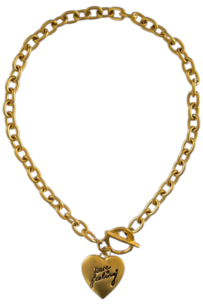 Pure Feeling Necklace, Main, color, Gold