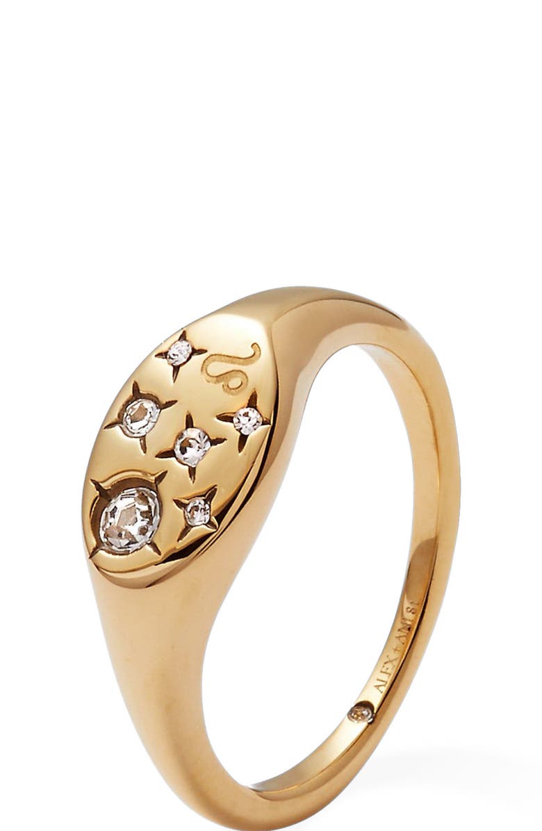 Alex and Ani Zodiac Ring, Alternate, color, Gold Leo