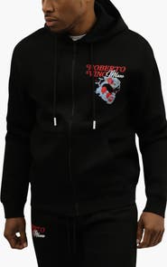 Roberto Vino Fresh Cherry Premium Blend Zip Hoodie