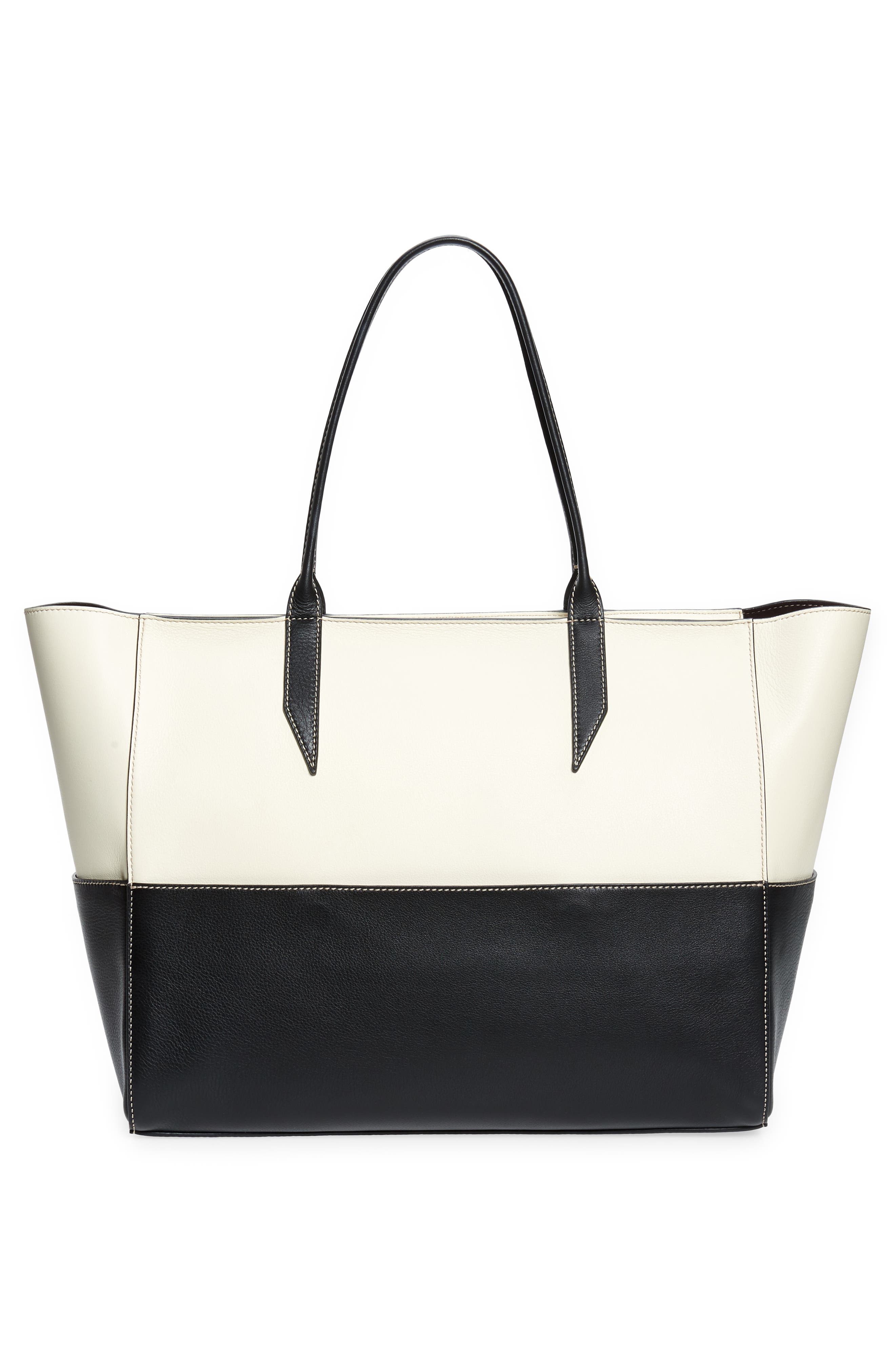 Métier London Small Incognito Cabas Leather Tote, Alternate, color, 