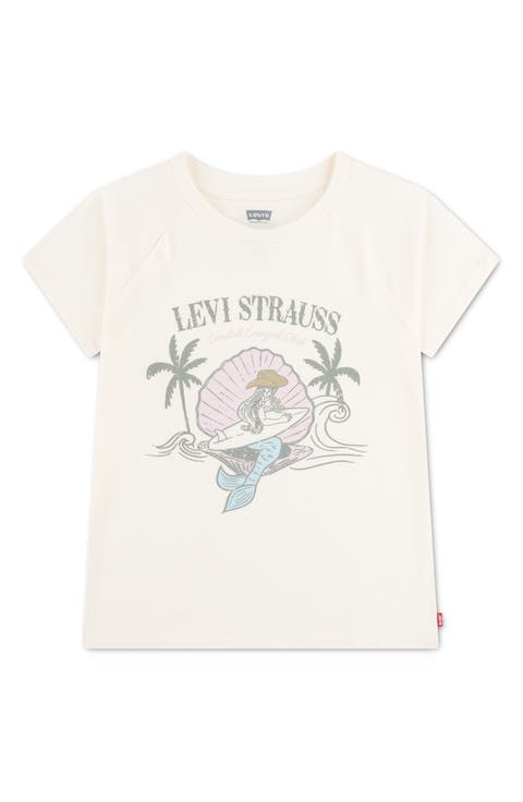 Kids' Mermaid Cotton Blend Graphic T-Shirt (Big Kid)