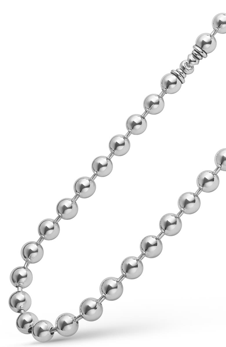 LAGOS Men's 8mm Ball Chain Necklace, Alternate, color, Silver