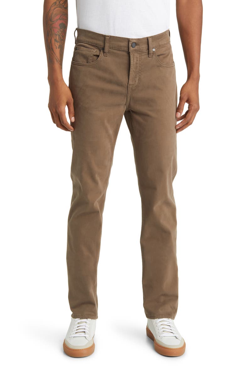 Slimmy Luxe Performance Plus Slim Fit Pants, Main, color, FANGO
