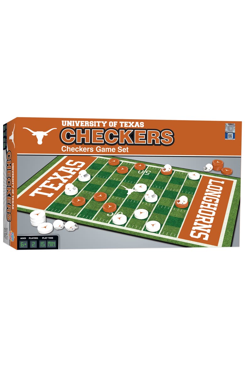 Texas Longhorns Checkers Board Game, Main, color, Multicolor