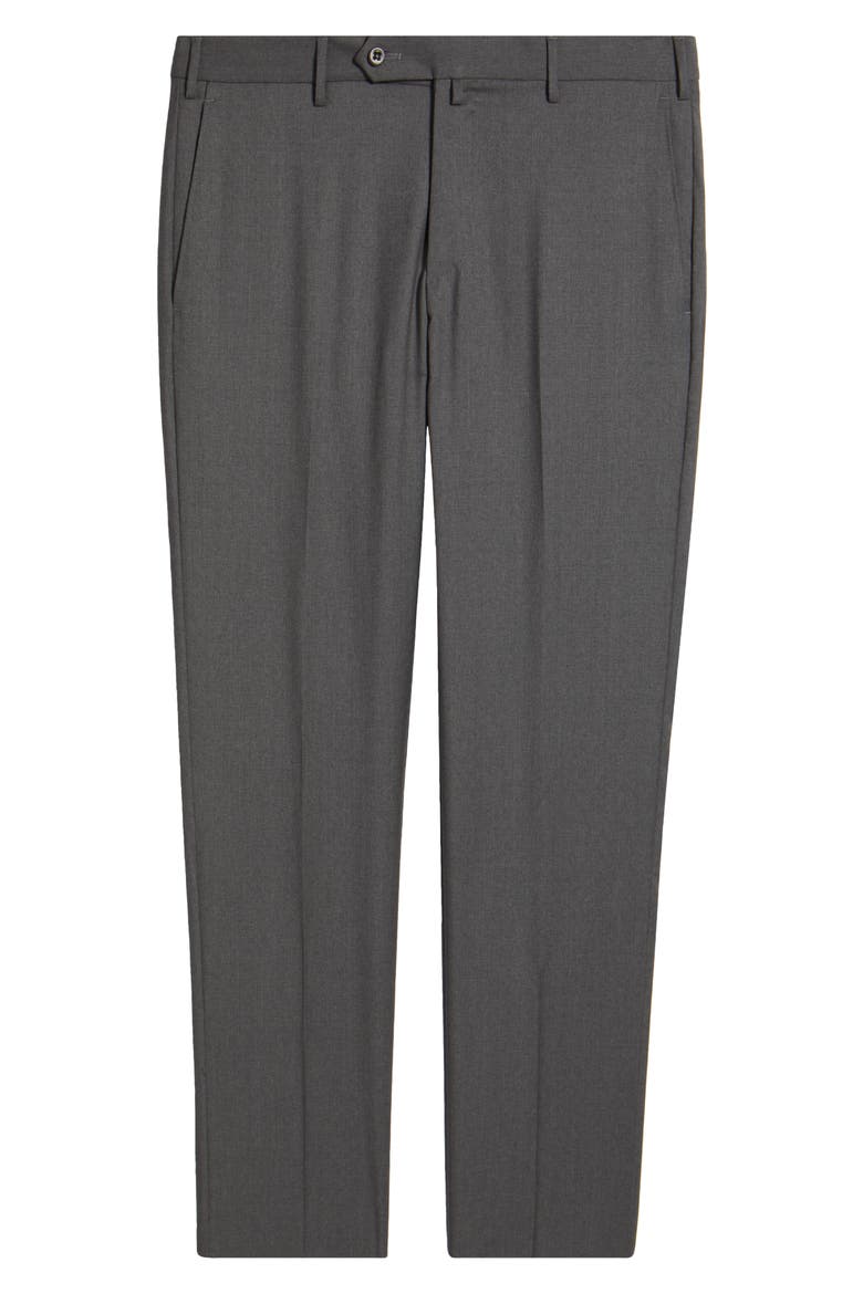Parker Platinum Super 130's Gabardine Dress Pants, Alternate, color, MEDIUM GREY